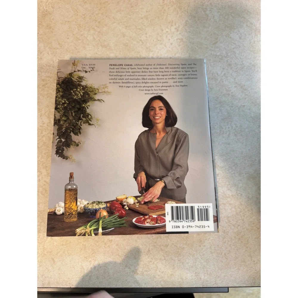 Tapas The Little Dishes of Spain Penelope Casas Cookbook 2001 Softcover
